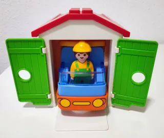 Set Playmobil 123 Bombero y Granjero.