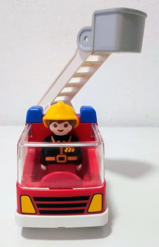 Set Playmobil 123 Bombero y Granjero.