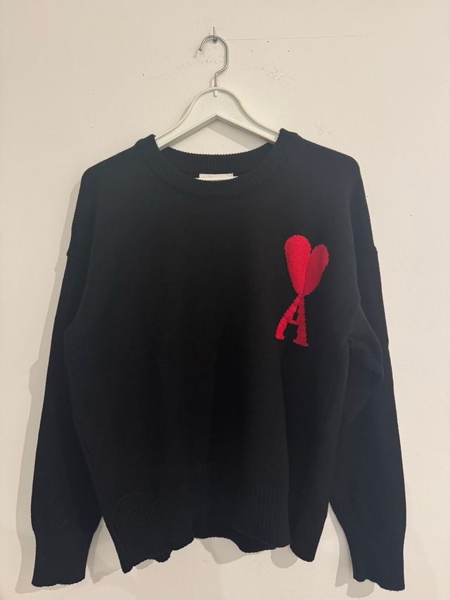 Camiseta AMI Paris Preta Tamanho M