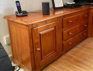 Mueble cajonera de pino