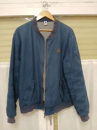 Chaqueta Le Coq Sportif Azul Bomber