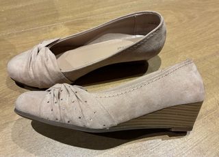 Zapatos terciopelo color rosa palo