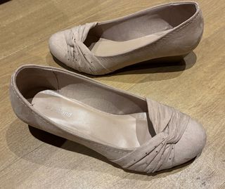 Zapatos terciopelo color rosa palo