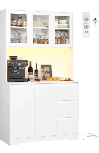 Armario Cocina Almacenaje Blanco