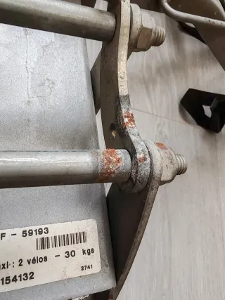 Portabicicletas bola coche