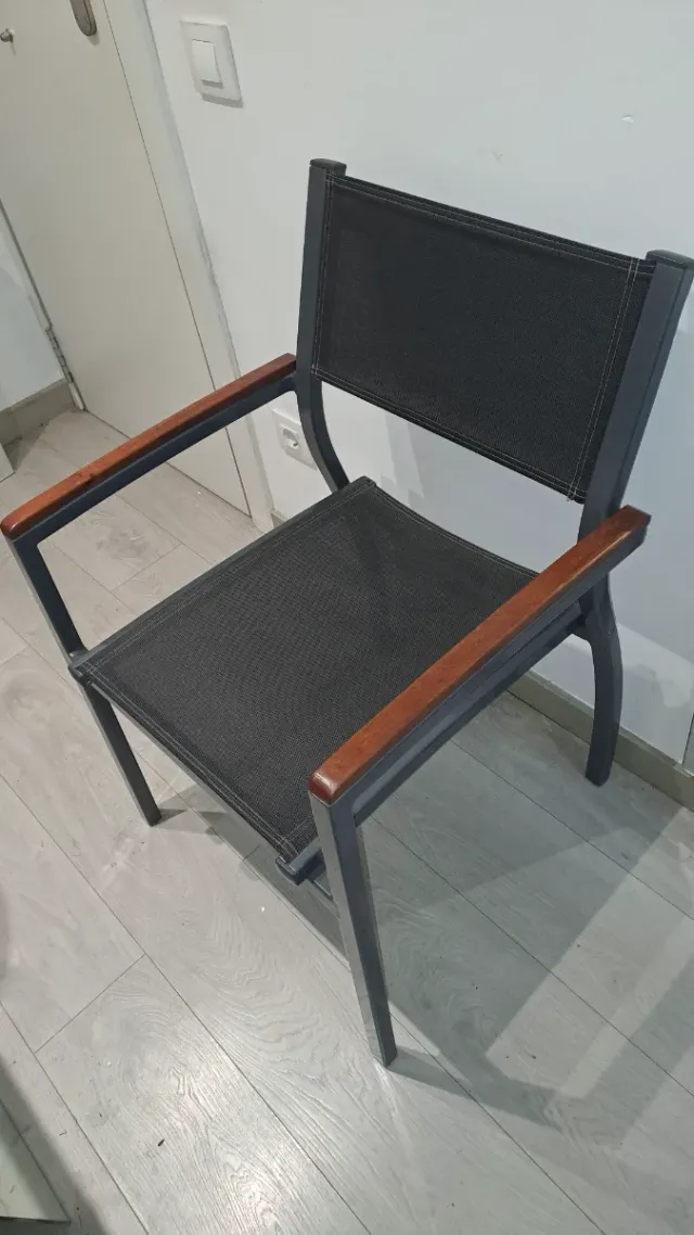 Silla de aluminio como nueva