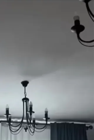 URGE Lámparas forja negras 5 brazos muy nuevas