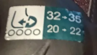 Patines en línea T 32-35 Negro/Naranja