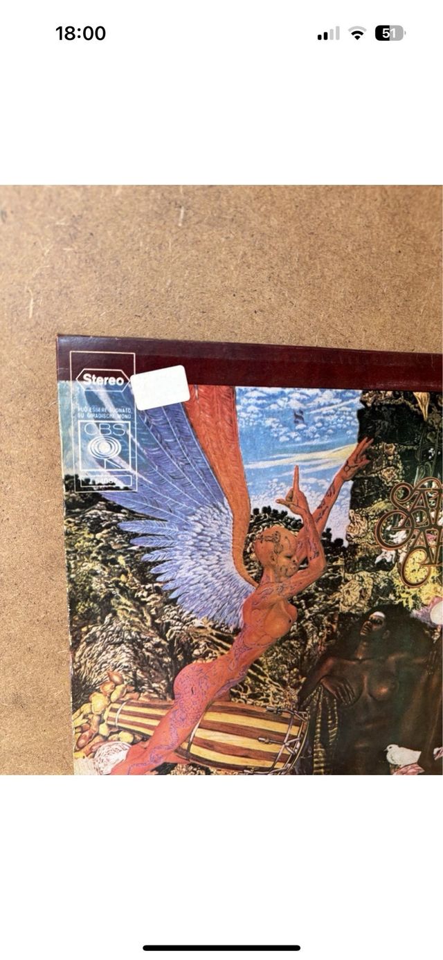Vinile 33 Giri Santana Abraxas CBS USA 1970