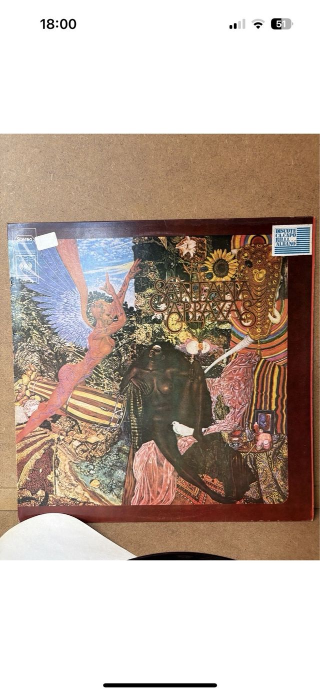 Vinile 33 Giri Santana Abraxas CBS USA 1970