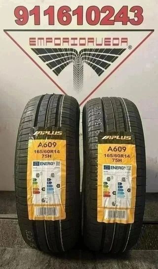 165 60 14 H APLUS RUEDA NUEVA YA MONTADA
