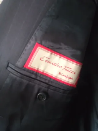 Blazer Emidio Tucci Azul Rayas