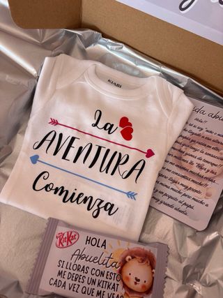 Caja sorpresa bebé. Regalo emotivo