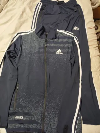 Chándal Adidas Hombre Negro y Gris