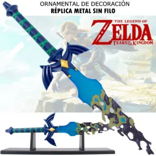 Espada Zelda Tears of the Kingdom + Soporte