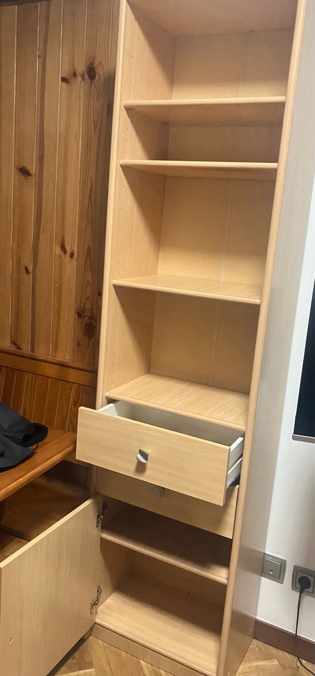 Estantería madera 2m alto