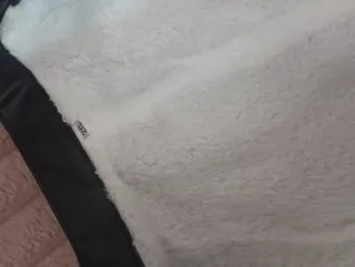 Chaqueta cuero sintético forro pelito XXL