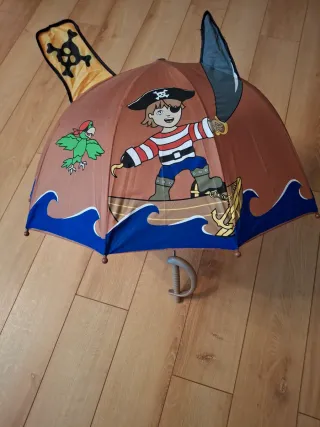 Paraguas infantil pirata