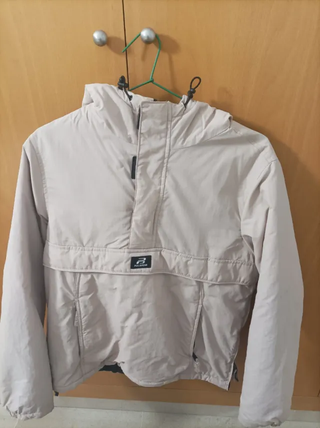 Abrigo Pull&Bear rosa/beige