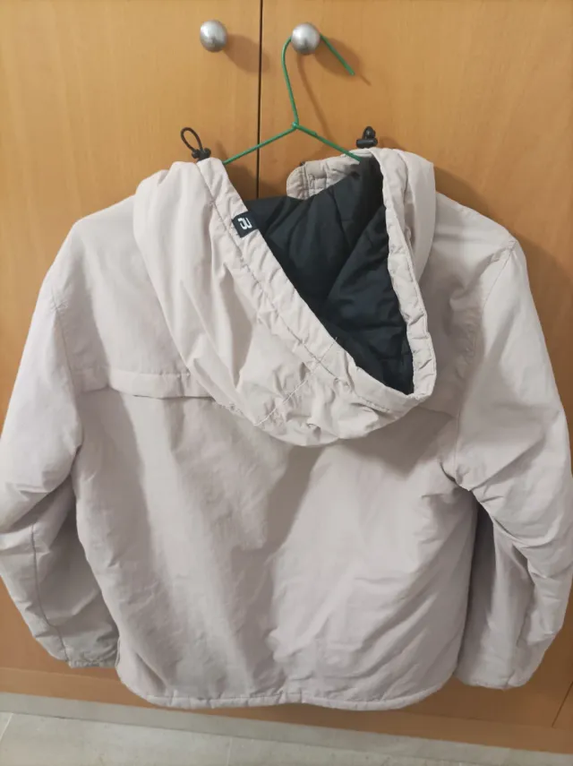 Abrigo Pull&Bear rosa/beige