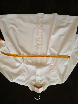 Camisa de traje de casera vasca, color blanco roto