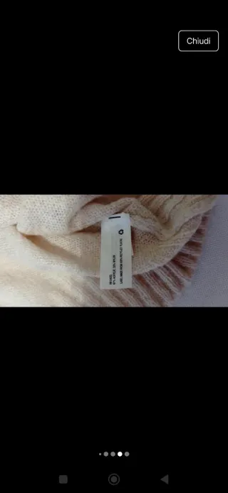 Maglioncino Oviesse Beige Arancio Taglia M , moair