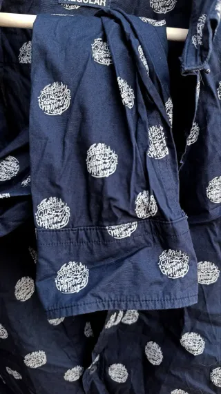 Camisa Desigual Estampada Azul Talla L