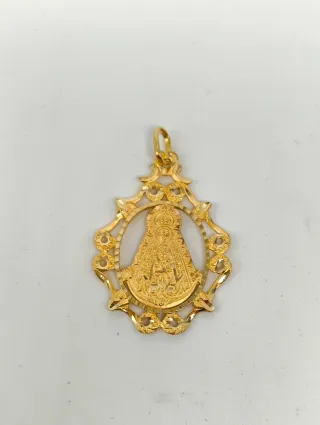Medalla Virgen del Rocío Oro 18kt