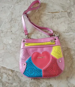 Borsetta bambina Desigual patchwork cuore