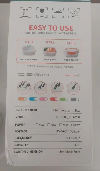 Fiambrera Eléctrica Nueva