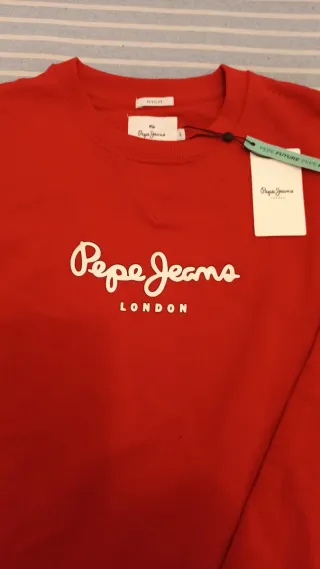 Sudadera Pepe Jeans Roja Talla S