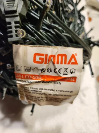 LUCI A LED BIANCO PER DECORARE ALBERO DI NATALE