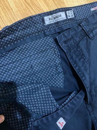 Pantalón Pull&Bear azul marino