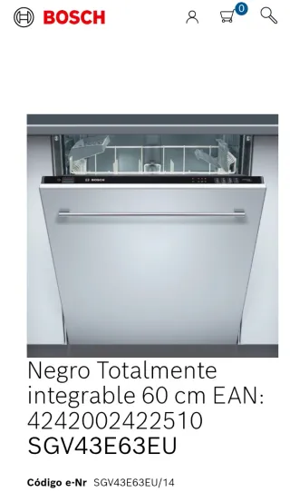 Módulo Control Lavavajillas Bosch SGV43E63EU