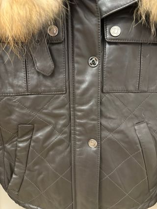 Cazadora Piel Cordero Purificación García Talla S