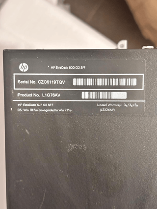 HP EliteDesk i5-6500T 8GB RAM SSD Win11 Pro