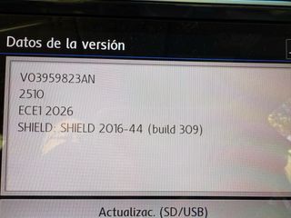 Discover Media 8” VW GPS SD Card