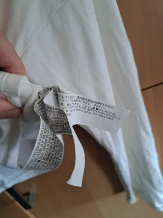 Top manga larga Forever 21 blanco talla L