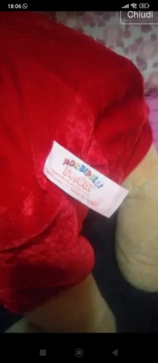 Peluche Leone Grande I Love You Morbidelli