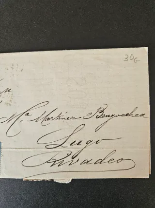 2 Cartas Antiguas Madrid y Lugo