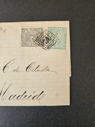 2 Cartas Antiguas Madrid y Lugo