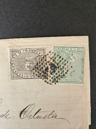 2 Cartas Antiguas Madrid y Lugo