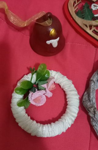 Set 4 decorazioni natalizie da appendere