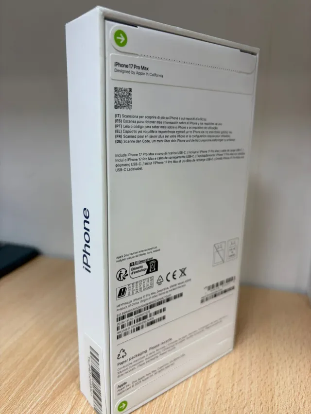 iPhone 17 Pro Max 256GB Blu Nuovo