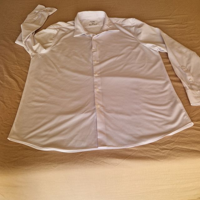 Camicia Elastica Bianca Taglia XXL