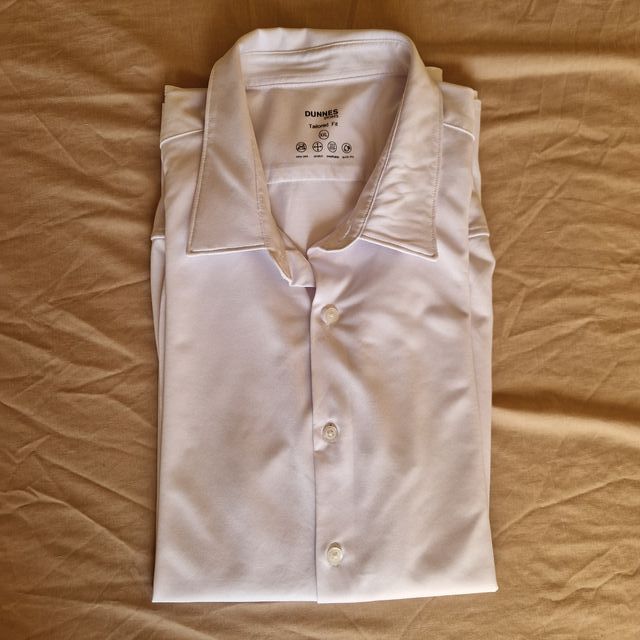 Camicia Elastica Bianca Taglia XXL