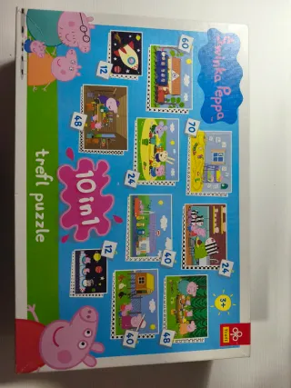Puzzles Trefl 10 en 1 Peppa Pig