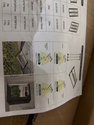 Tienda campaña cultivo interior Zazzy 48x24x60