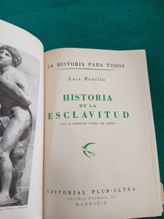 Historia de la esclavitud de J. Bonilla
