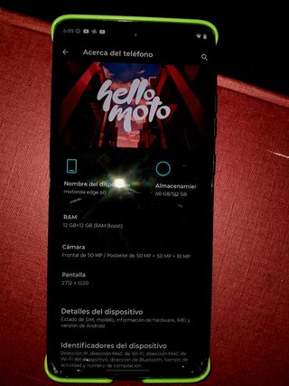 Motorola Edge 60 Verde 12/512